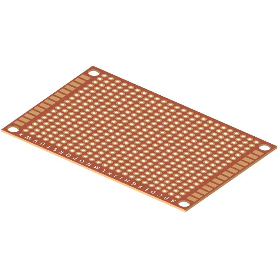 Copper Perfboard Paper Composite PCB Placa 5 x 7 cm placa de circuito impressa universais universais