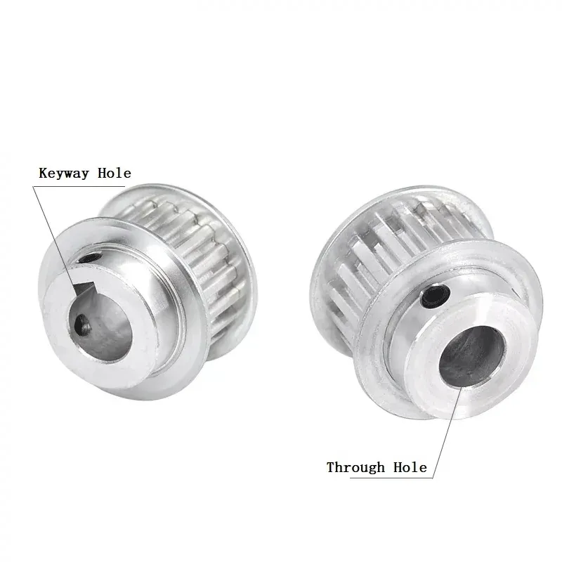 1PCS TIMING PULLEY XL-25T alésage 5/6 / 6.35/7/8/10/12/12.7/14/15/16/17/19 / 20 mm Pitche de roue en alliage 5,08 mm BF Forme pour la courroie de distribution XL