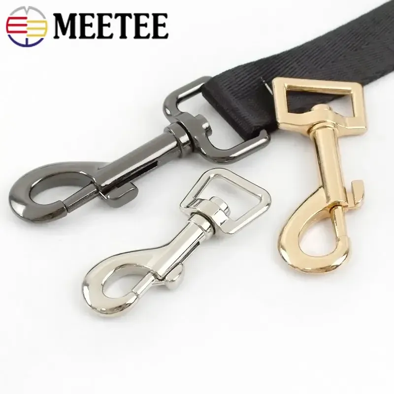 5/10/20pcs15/20/25mm Metall Hummer -Schnalle Hundekragen Klemme Hakenbeutel Schwenk Schnappschnalel Keychain Carabiner Clasp -Accessoire