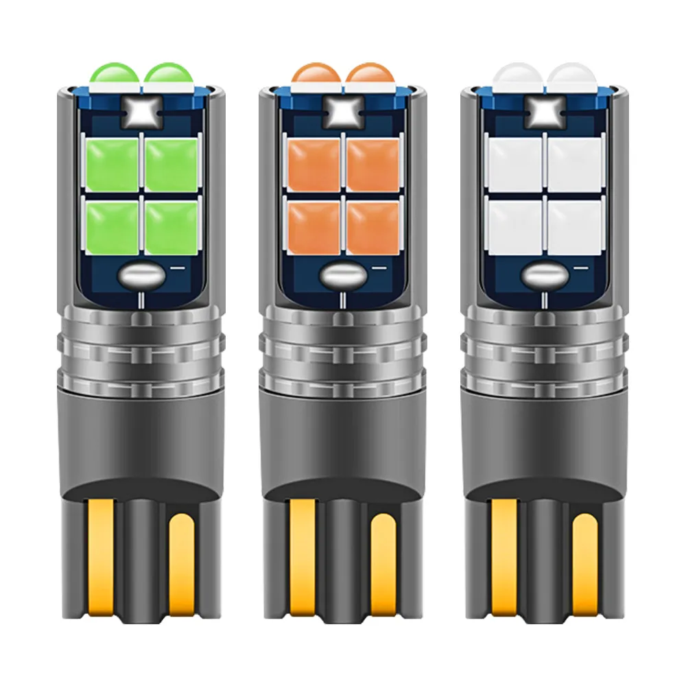 42-Piece LED Interior Light Bulbs – T10 SMD, 6000K Xenon White, 12V, Universal Fit For Car Reading/Map/Dome/Trunk Lights