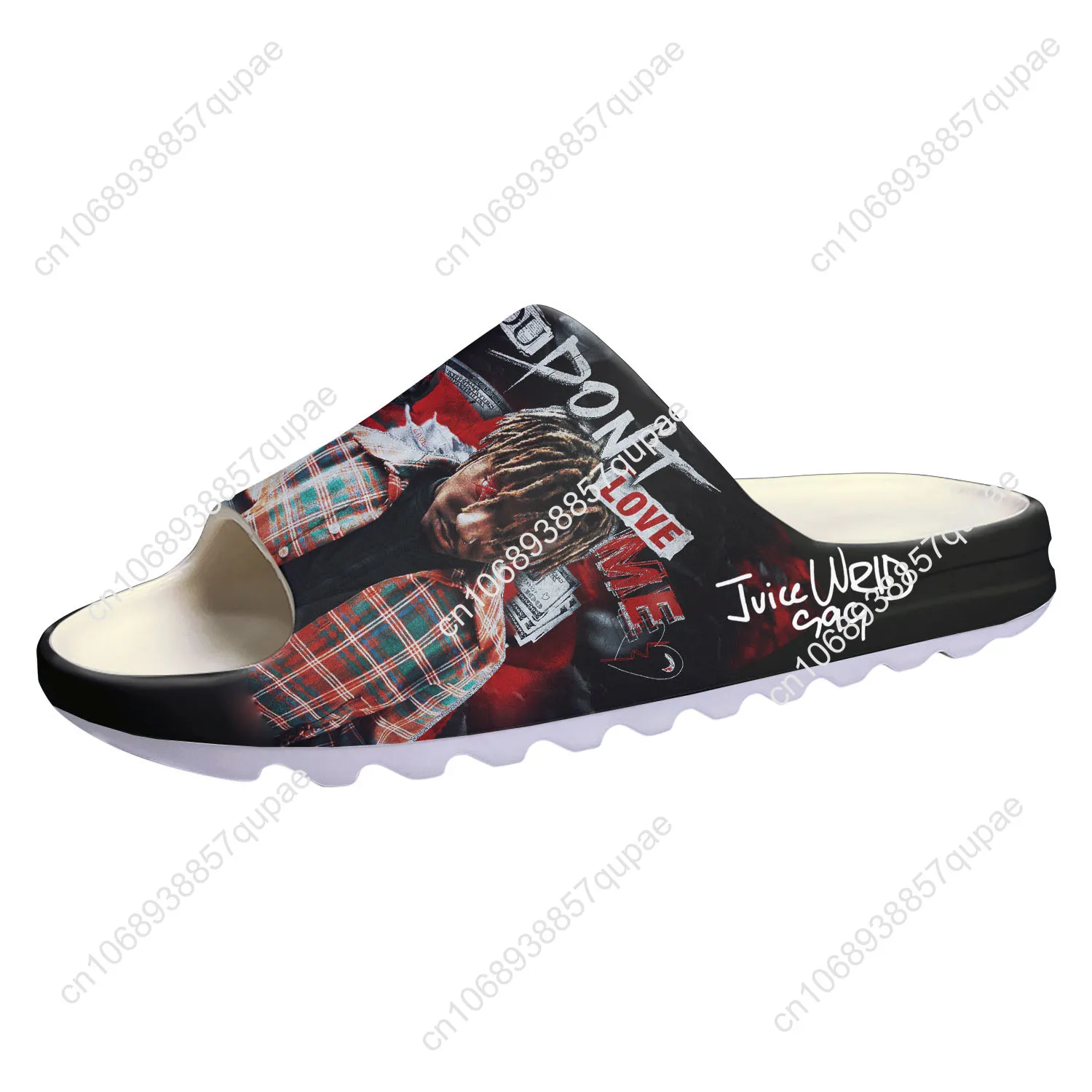 Juice Wrld 999 Hip Hop Rapper Soft Sole Slippers Home Clogs 
