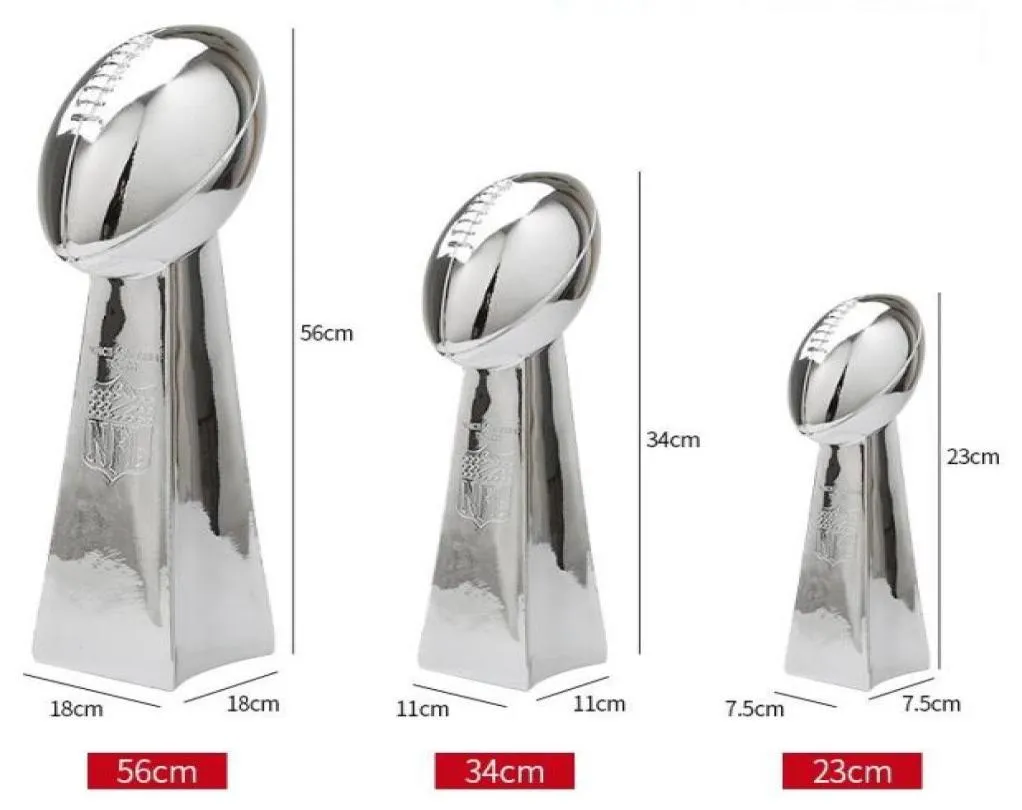 Super B Owl Resin Trophy American Football League Cup Vince L Obardi Trophy 903903924CM 1303903934CM Full storlek 225040327