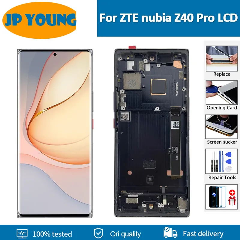 6.67'''original AMOLED pour ZTE NUBIA Z40 Pro Touch Topp Screen Digitizer Assembly pour ZTE NUBIA Z40PRO NX701J Affichage LCD Remplacement