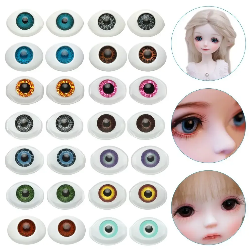 1pair 10 mm Doll Eyes Eyes Puppet Making Dinosaur Eye for bjd Dolls DIY Craft Animal Toys Girl Gift Doll Accessoires 18 styles