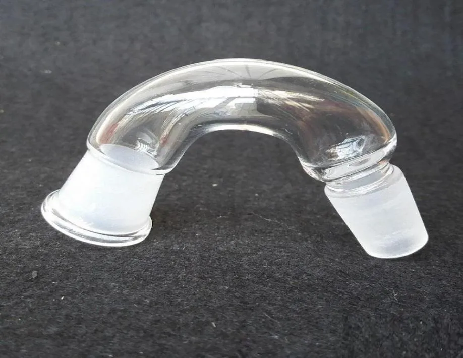 Adattatore di vetro a forma di vendita al dettaglio V da 14 mm da femmina a 14 mm per il tubo dell'acqua di bong di vetro 1357045