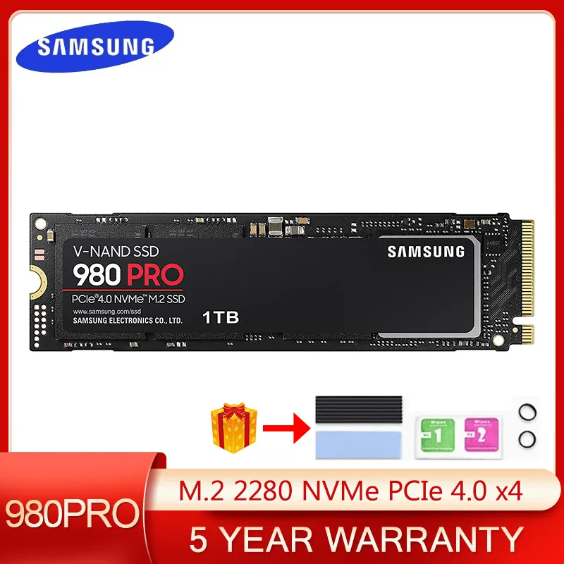 Samsung 980 PRO SSD 1TB 2TB PCIe 4.0 NVMe Gen 4 Internal Samsung 980 PRO SSD 1TB 2TB PCIe 4.0 NVMe Gen 4 Internal