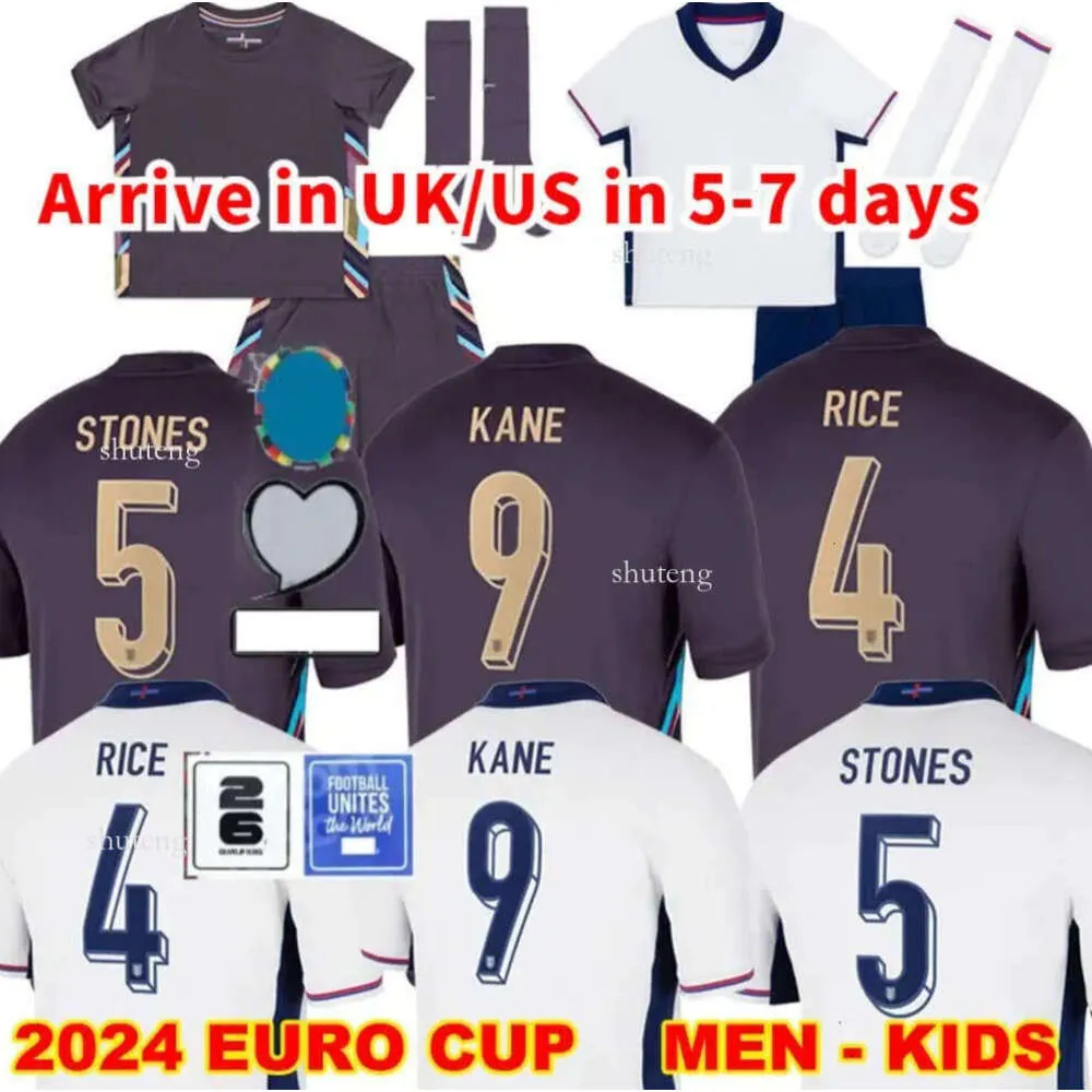 2024 Euro Cup Englands Bellingham Futbol Formaları Milli Takımı 2024 2025 Toone Futbol Gömlek Beyaz Parlak Kane Sterling Rashford Sancho Grealish Erkekler 70