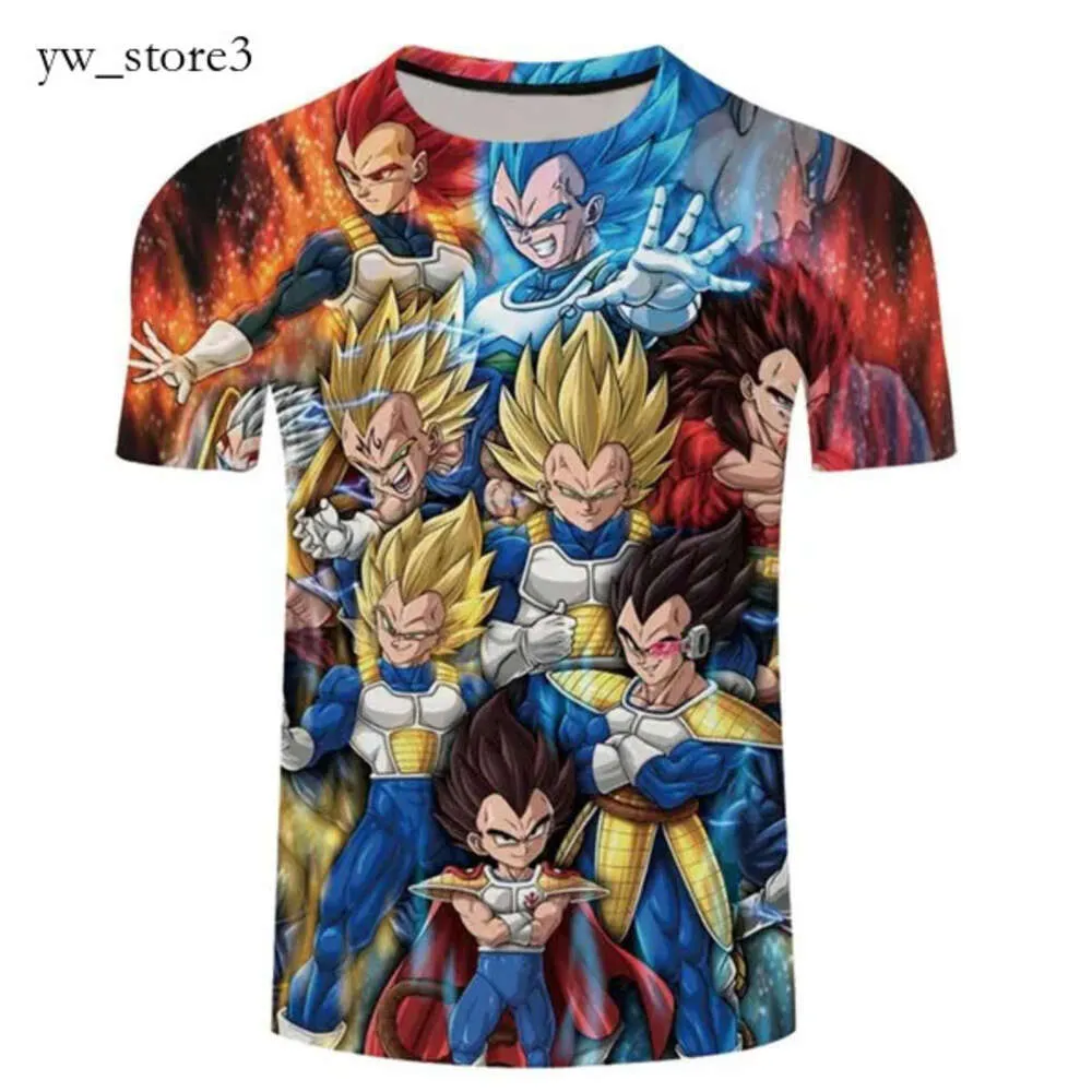 Men's T-shirts Fashion Anime Goku 3D Printed T-shirt Men Women Summer Casual Cartoon Short Sleeve Harajuku Streetwear Oversiz 5208