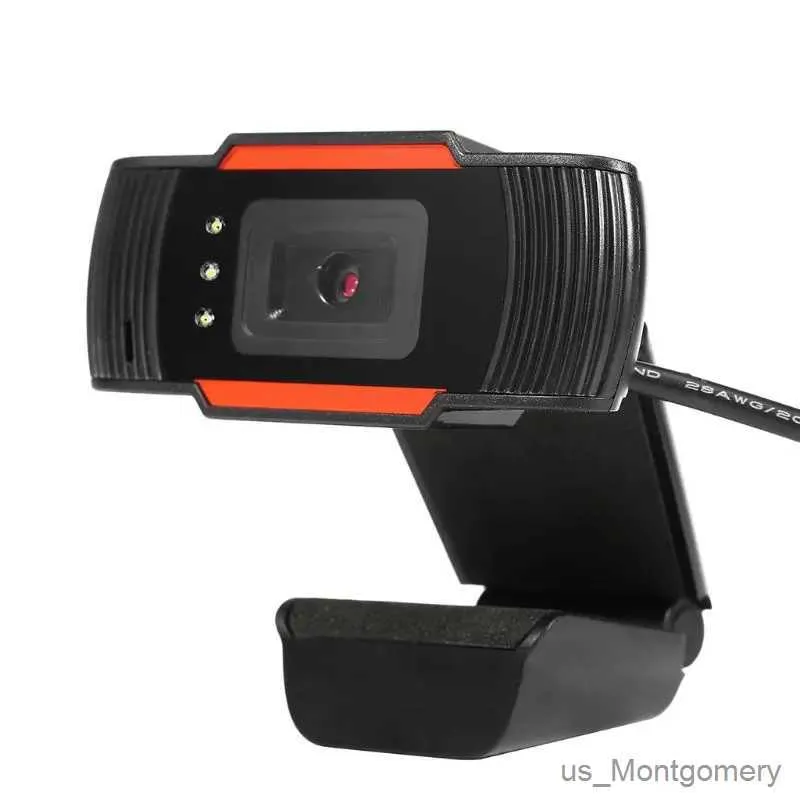 Webcams 480p USB Webcam Webcamera Ingebouwde stereomicrofoon Computer Camera T5EE