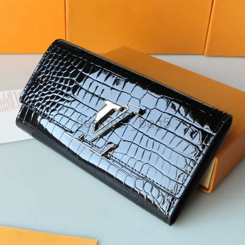 7A Quality Womens Capucines Wallet Luxury Wallets Designer Card Holder Purse Small Bags Mens Cardholder Casual Coin Pockets