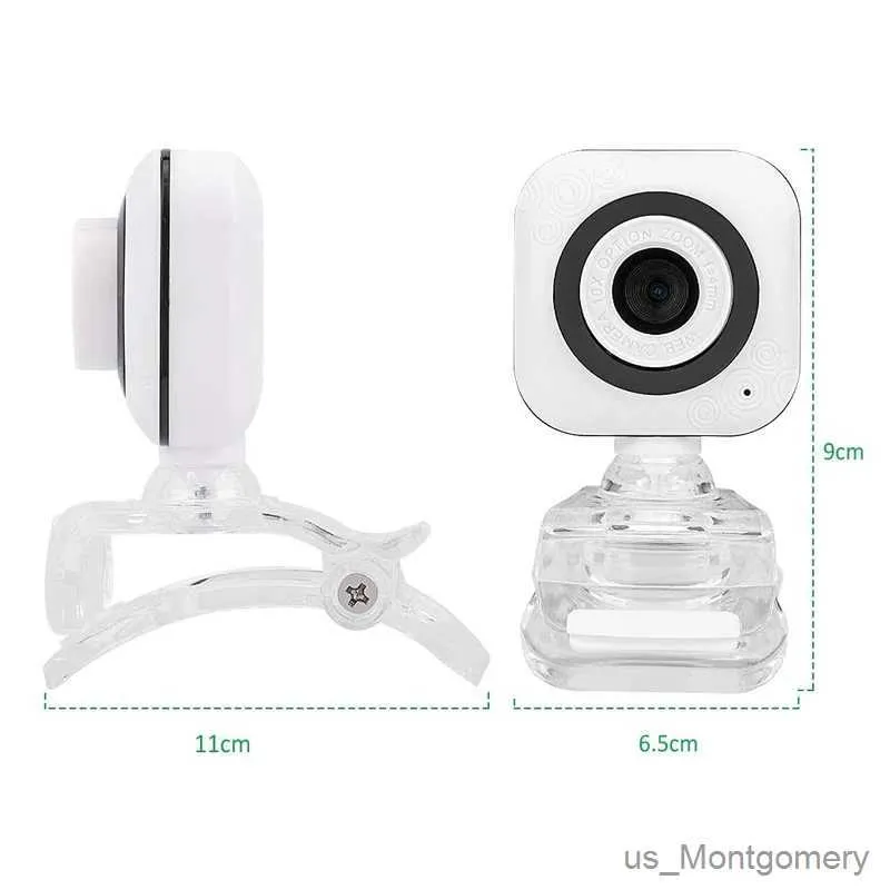 480P USB Webcam with Microphone HD Computer Camera for PC Video