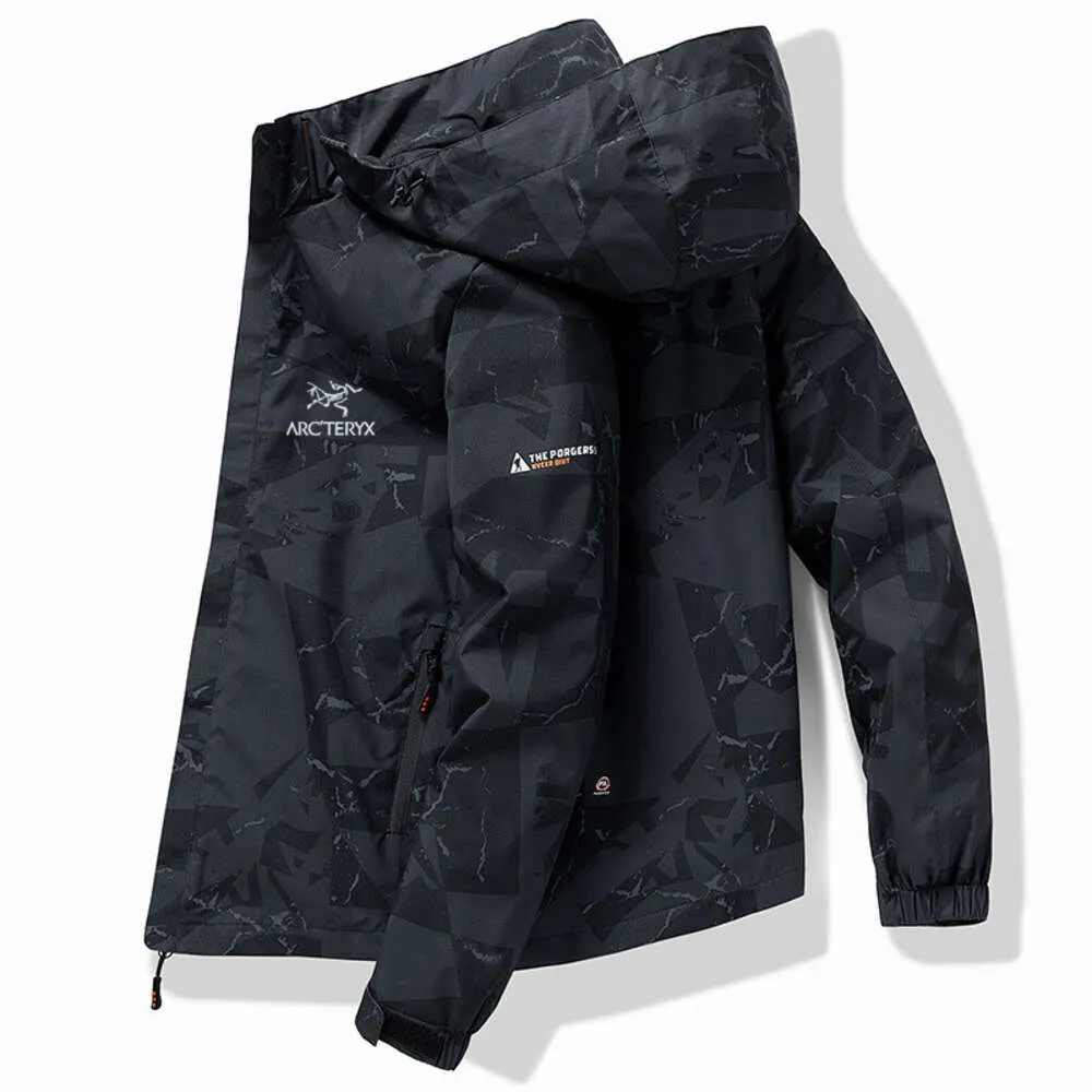 Jaquetas impressas selecionadas com tecido de camuflagem no balcão de mola e outono rotulado, jaquetas de assalto totalmente seladas a calor, marca de pássaro unissex beta