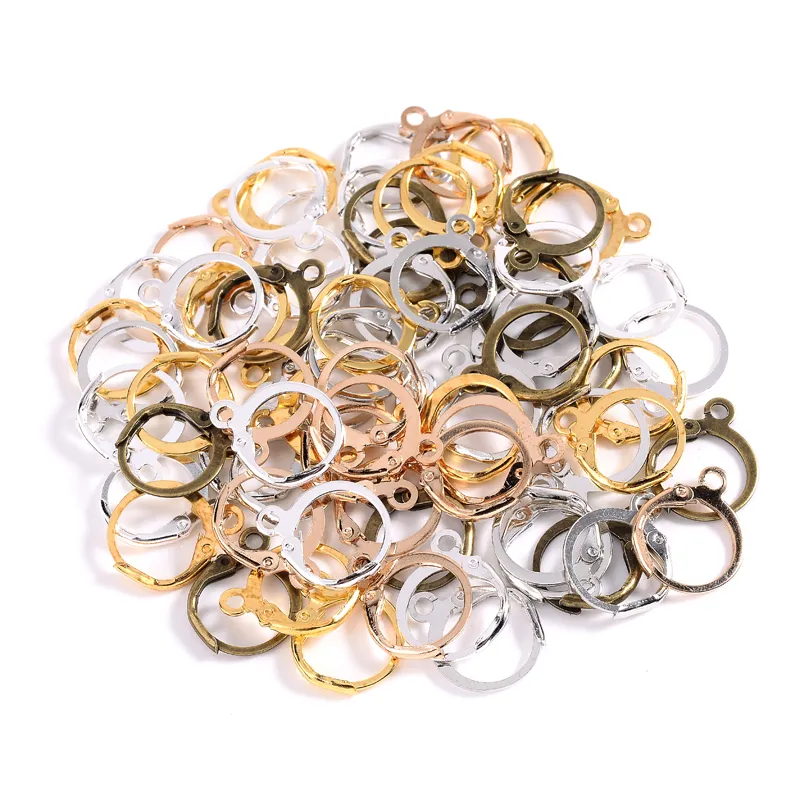 Lever Back Earring Hooks Secure Earwire Findings for DIY Jewelry