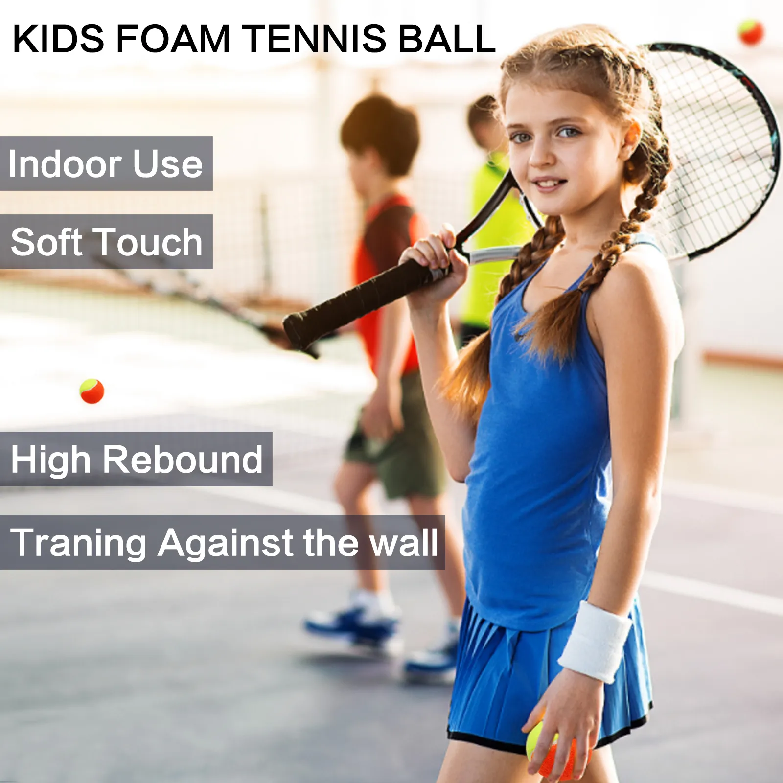 Hochelastizitätsbeständige Tennisball Training professionelle Spielbälle Sportmassage Club School Drop Shipping