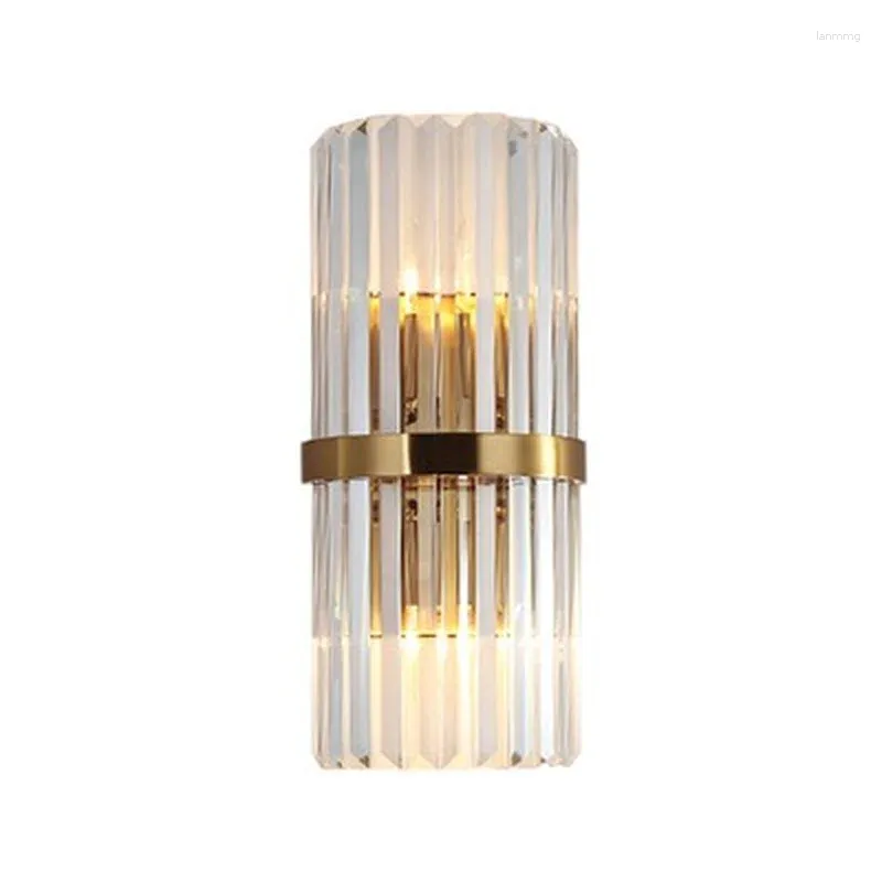 Wall Lamp Modern LED Crystal Light Creative Design Gold Home Decoration Lighting Fixture Bedroom Hallway Sconce