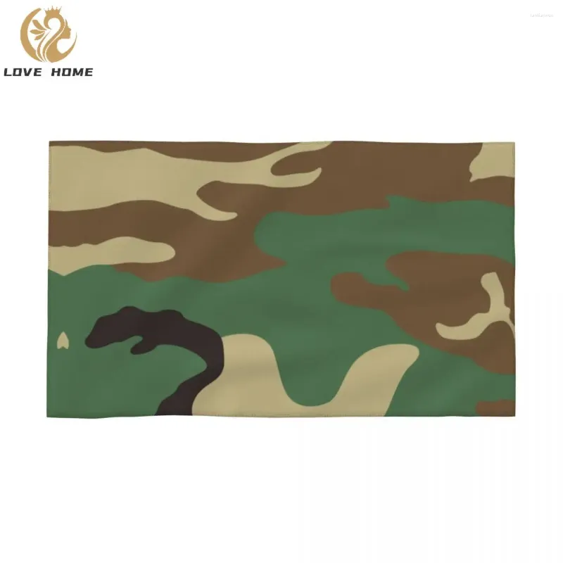 Serviette personnalisée rapide coton sec absorbant armée camouflage tactique serviettes de piscine