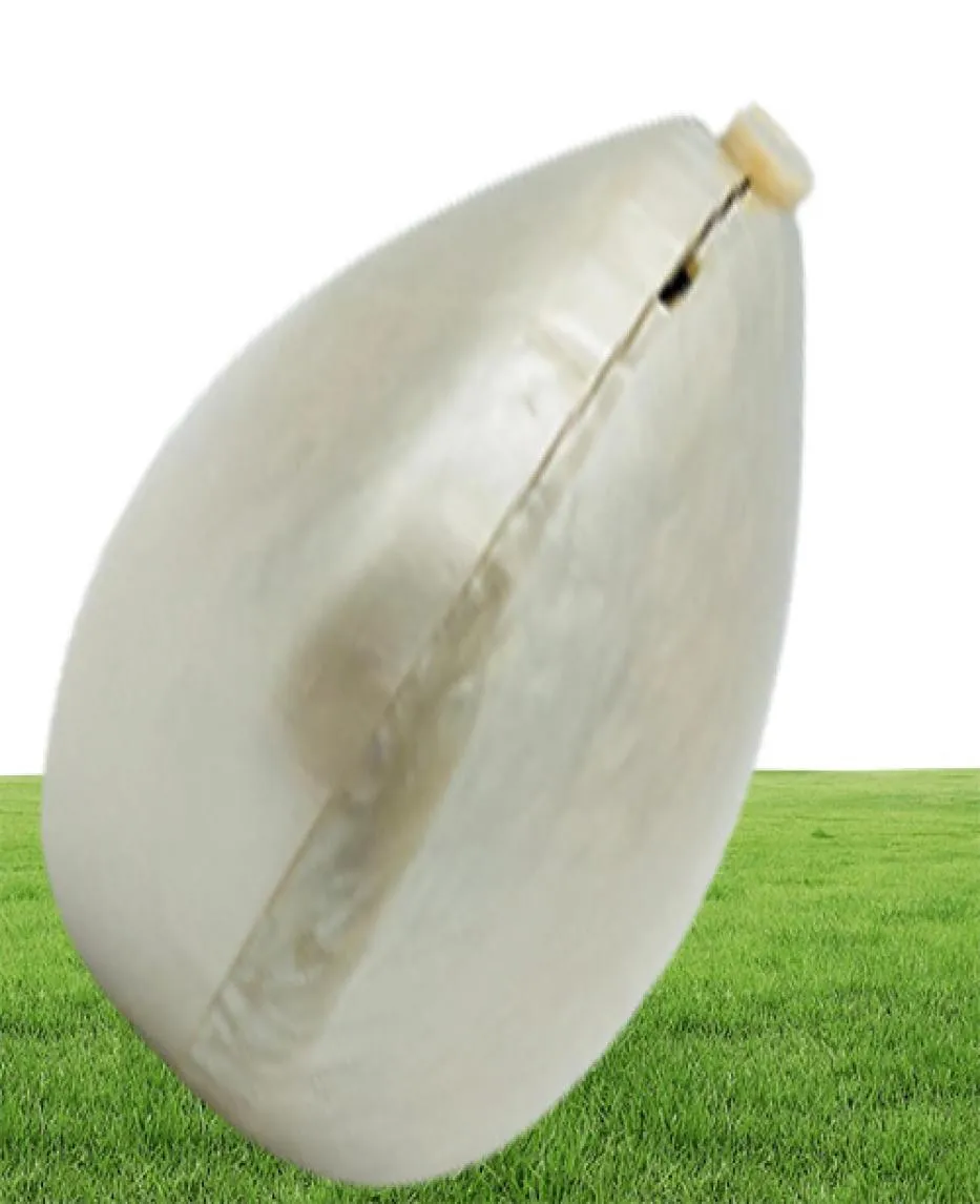 Portafoglio marca Donne eleganti per la perla Acrilico Sagner Solido Shell Ghell Fette Frizione Abito Frizione Abito Panna Chain Bag1291629