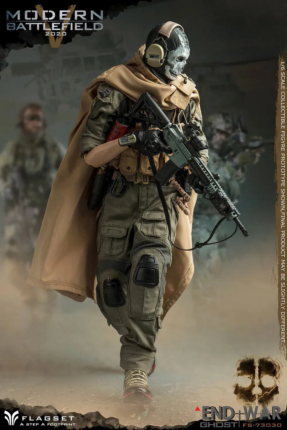 Call of duty 1/6 ghost ミリタリーフィギュア Call of Duty Warzone Ghost - 1/6 scale game action figure by