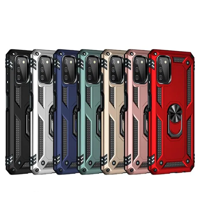 Case di telefono dell'armatura ibrida per Samsung A53 A73 A33 A13 A03S A23 A32 A03 A03 Titolo di auto magnetica Core Case di shock mobile Kickstan8610855