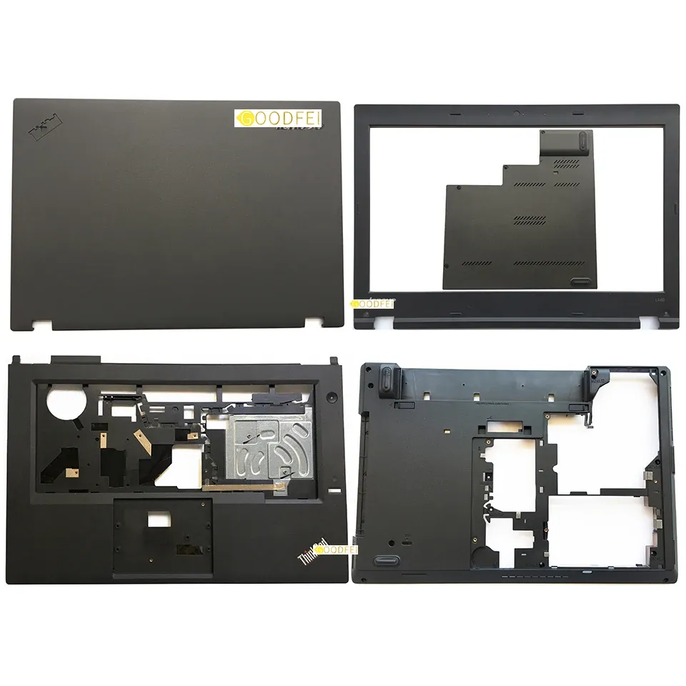 Ramar för Lenovo ThinkPad L440 LCD Bakre lock Top Back Cover Bezel Palmrest Overholle Tangentbord Bezel Bottom Base Lower Shell Housing