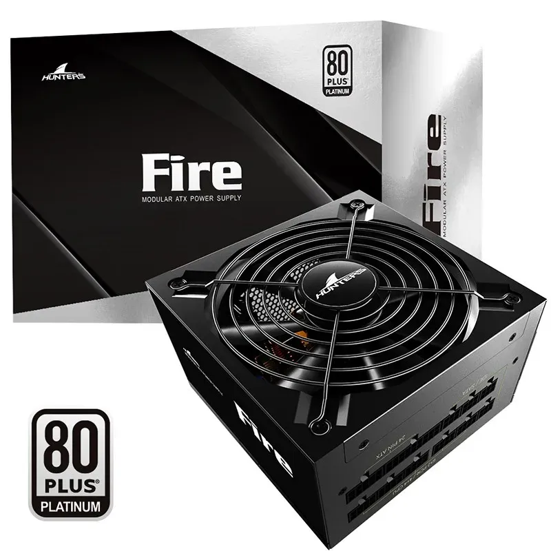 Supplies Great Wall Fire F12 80PLUS Platinum full mode power supply 14CM strong fan 1200W ATX Desktop computer PC Power Supply BTC