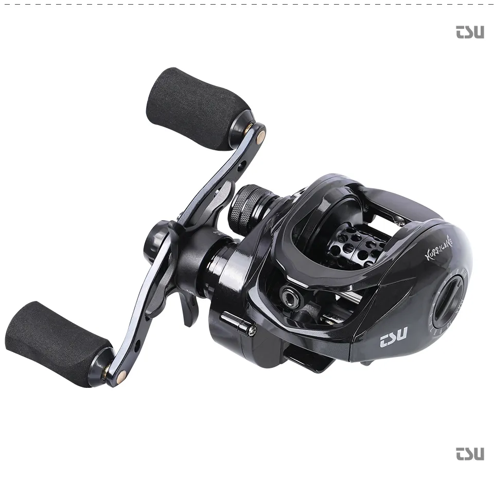 TSURINOYA 6.6:1 Baitcasting fish and reel -Hurricane 50/150
