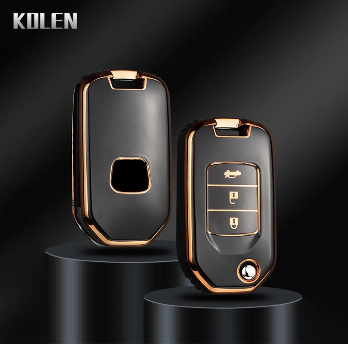 New TPU Car Remote Key Case Cover Shell For Honda Civic HRV CRV XRV CRV Crider Odyssey Pilot Fit Accord Protector Accessories5107263