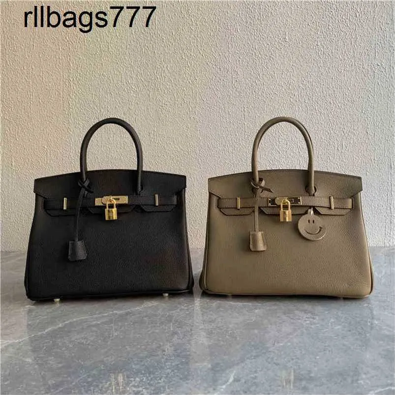 Leather Bk Designer Bags Imported Cowhide Export Factory Customers Regret Their Orders Classic Fashion Temperament Versatile 30 Inch Platinum Bag Have Logo