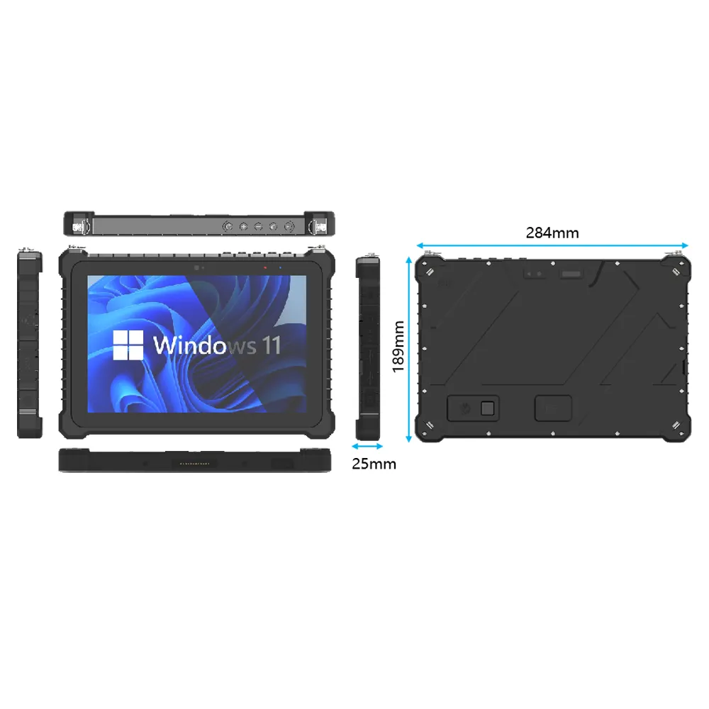1 in Windows Intel N5100 Industrial Rugged Tablet PC 8GB RAM 256GB ...