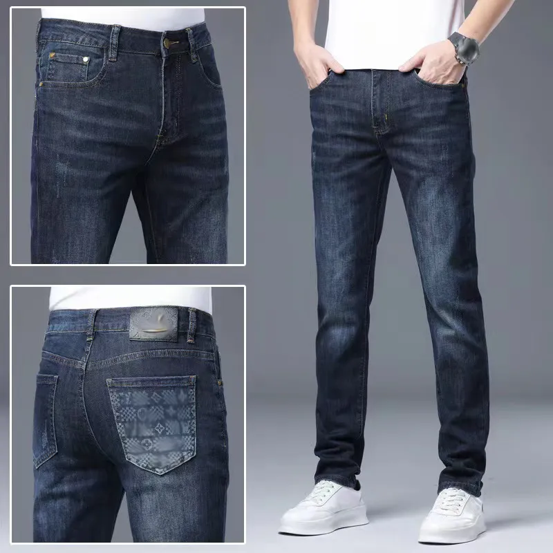 Jeans viola jeans designer marchio indossa quotidianamente pulsanti con cerniera lunga cerniera stretta europea autunno e inverno nuovi prodotti di alta qualità di alta qualità vaccino magro piccoli piedi piccoli pantaloni lunghi lunghi