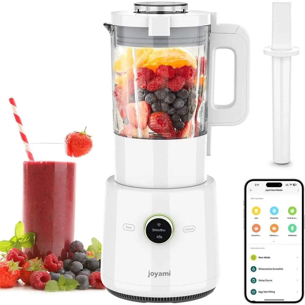 Revolutionize your kitchen with the Countertop Food Blender Hot Soup Maker - Mijia App Control, 9 Speeds, Pulse Blending, Ice Crushing, Juicing, Grinding, Chopping