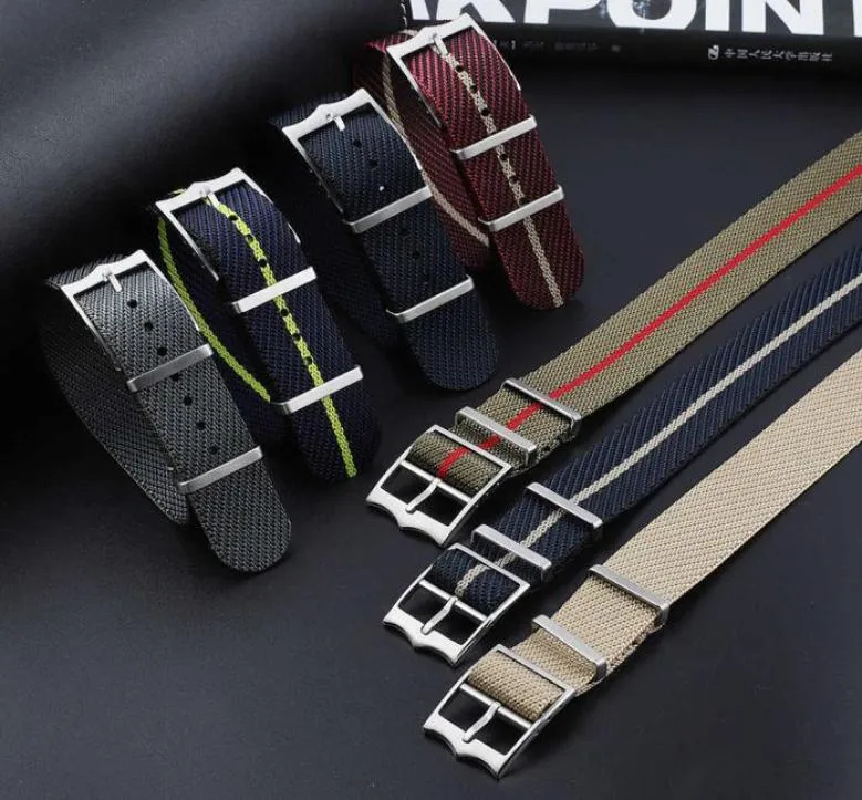 Nylon NATO -Gurt Premium Sicherheitsgurt Watchband 20mm 22m Militärsportband Austausch für Tudor Watch Accessoires H09159343424582405