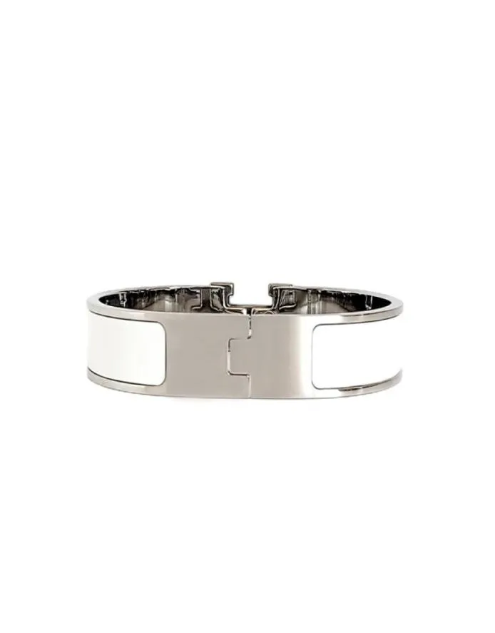 Designer di lusso classico H Bragle Men Women Women Silver Placed Letter Bracciale Valentine039S Mother039s Day Birthday Gift No Fadin2011841