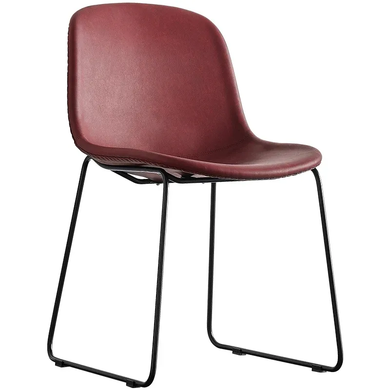 Modern enkel matstol: Nordisk fritidsstol Hemsida Web Celebrity Back Stool Leisure Chair Book Table and Chair Hotel Chair