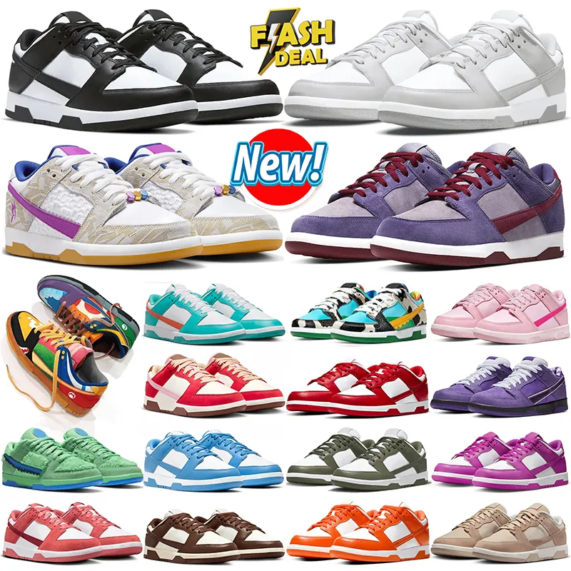 nike dunks low sb dunk Lässige Skateboardschuhe Turnschuhe niedrig dreifach rosa Panda braun orange blau grün grau rot niedrige Turnschuhe