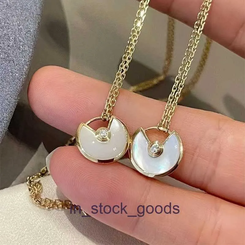 High end designer necklace carter High version Lucky Talisman necklace pure silver talisman rose gold talisman women collarbone chain pendant Original 1:1 With logo