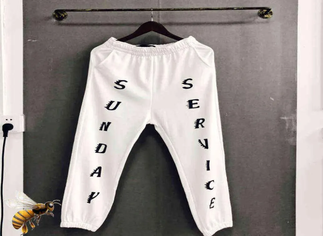 New West Sunday Service CPFM Sweatpants Men Women Trousers Streetwear Hip Hop Sports Pants4279774