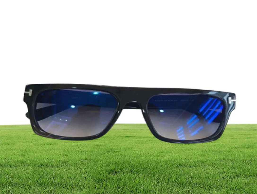 Hele heren zonnebrillen mod ft0711 fausto zwart grijze gafas de sol luxe ontwerper zonnebrillen brillen bril