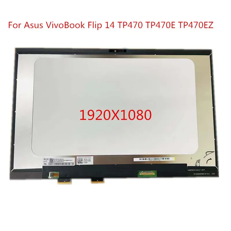 Экран 14.0''lcd Touch Полная замена сборки для Asus vivobook Flip 14 TP470 TP470E TP470EZ TP470EA Матрица ноутбука