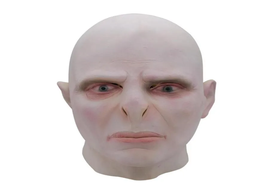 The Dark Lord Voldemort Mask Helmet Cosplay Masque Boss Latex vreselijke enge maskers Terrorizer Halloween Mask Costume Prop197p2054068