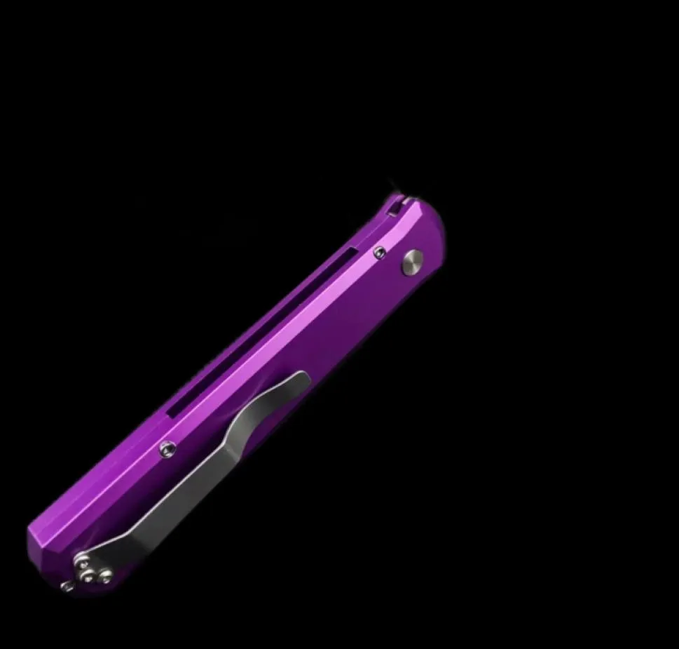 Protech roxo de cor especial 9203407 Padrinho da faca dobrável FLIPPER AUTOMÁTICO TATOMÁTICO Sobrevivência ao ar livre UT85 Pocket Kni4074001