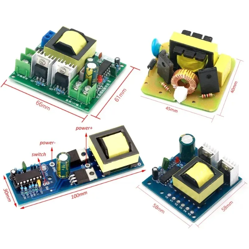 150W DC-AC Boost Inverter 12V till 220V Steg upp strömförsörjningsmodulen Inverse Converter Booster Module Spänning Power Regulator12V till 220V Steg upp strömförsörjningen