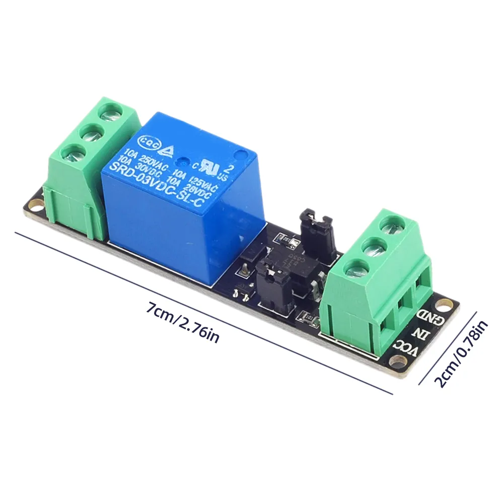 Optocoupler Relay Module: DC 3V/3.3V Isolated Control Relay Module With ...