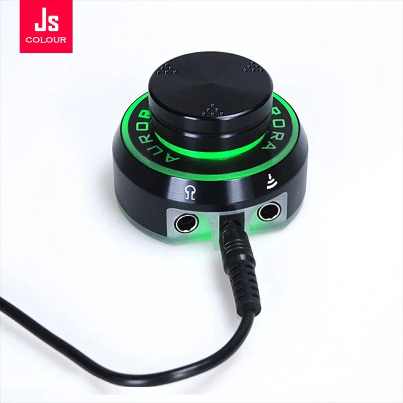 Supplies Aurora Tattoo Power Supply Digital Green Colorful Light Voltage Electronics Power Adapter Cord for All Types of Tattoo Hine