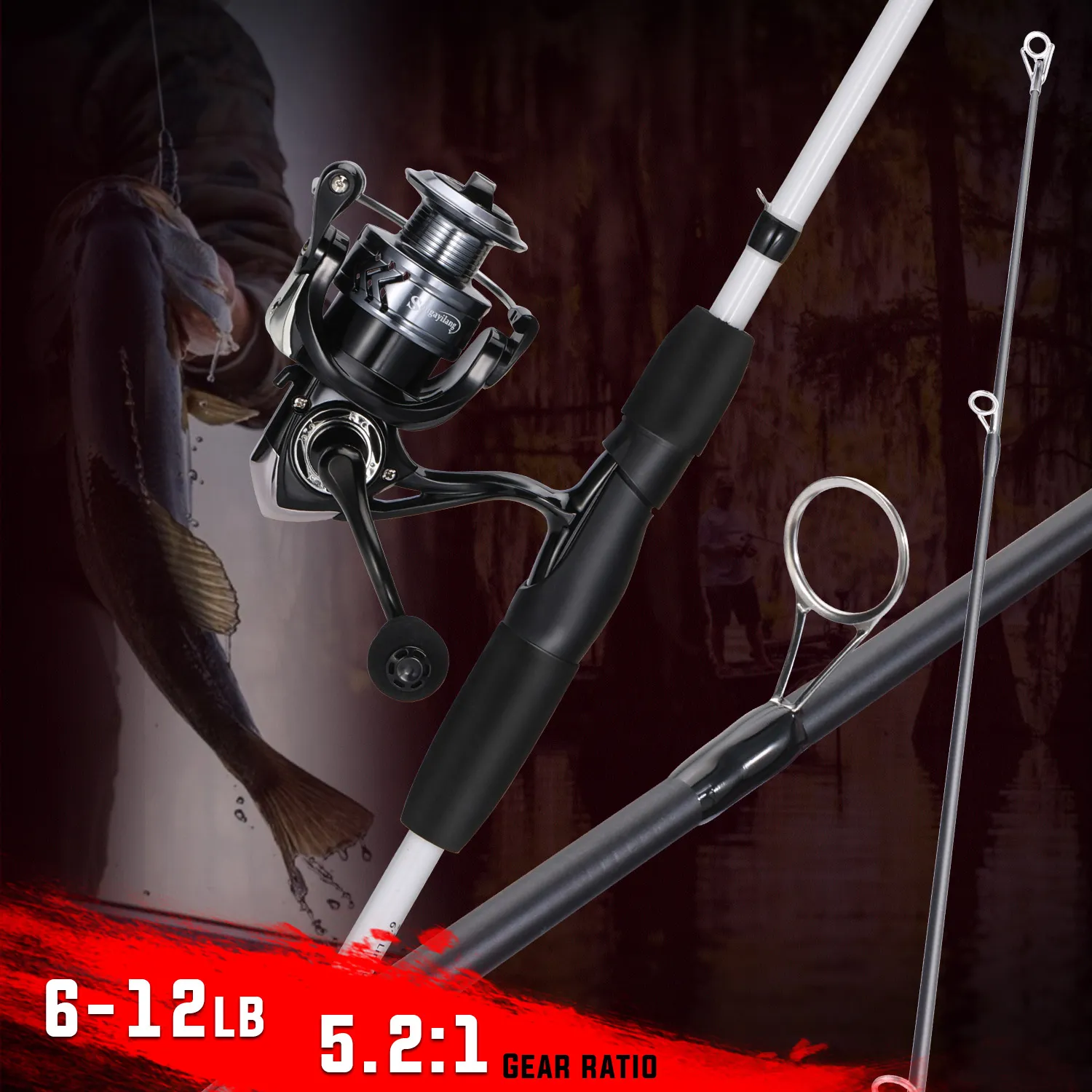 Fishing Rod And Reel Combo Sougayilang Fishing Rod Reel Combos