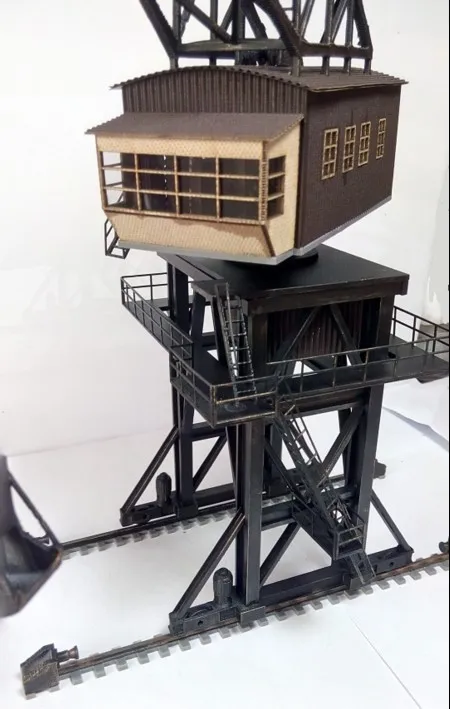 Kit Maquette Train HO - Grande Installation Charbon Avec Grue Et Tour (1/87)