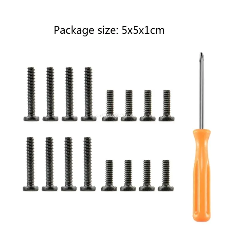 Back Screws Set Kit Replacement Fix Screws for Steam-Deck Gamepad Accessories Game Console Rear Cover Screws