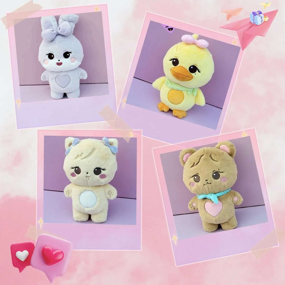 Official Kpop Pink Plushies 2024 World Tour Jennie Jisoo Rose Lisa