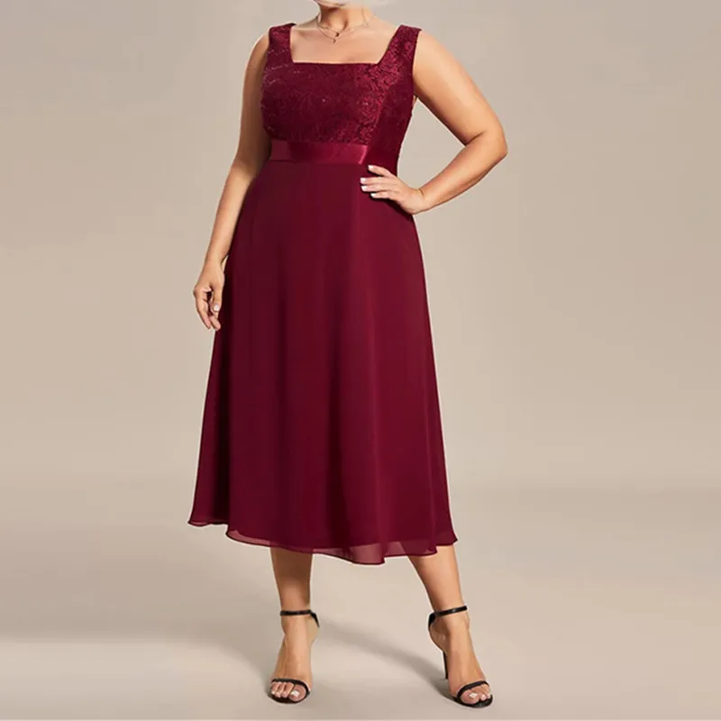 princess polly baby blue dress Formal Burgundy Knee Length Dress main image 1