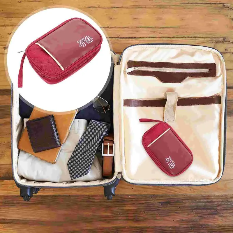 Storage Bags Multifunction Bag Miss Travel Electronics Organizer Polyester Cord